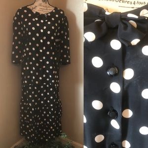 Blouse and skirt set 90s vintage/Polkadot  Size M